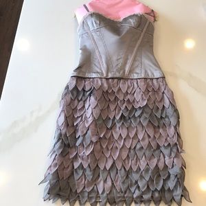 BCBGMaxazaria Runway strapless cocktail dress